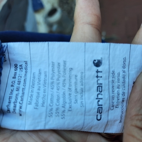 🌟 Carhartt ripstop scrub top shirt size large - Picture 5 of 5